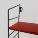 Vintage design shelf String Tomado Holland by Adriaan Dekker, Pilastro.