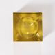 Vintage 1960s Yellow Crystal Ashtray, German Design