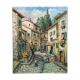 Oil on canvas "Grimaud Village" by HL