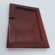 Small card holder tray in hollowed solid mahogany circa 1960 (dlg Noll) C in Paris