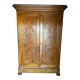 Armoire en orme massif d’époque Restauration, XIXe siècle