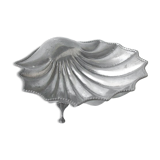 vintage shell dish, tin shell, table décor, pocket empty, tin cup, tin shell