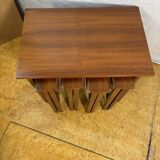 Mid-Century Retro Vintage Teak Nest of Tables by Poul Hundevad 1960  Iconic
