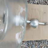 Holophane art deco glass pendant light