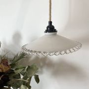 Suspension en opaline vintage "Simone"