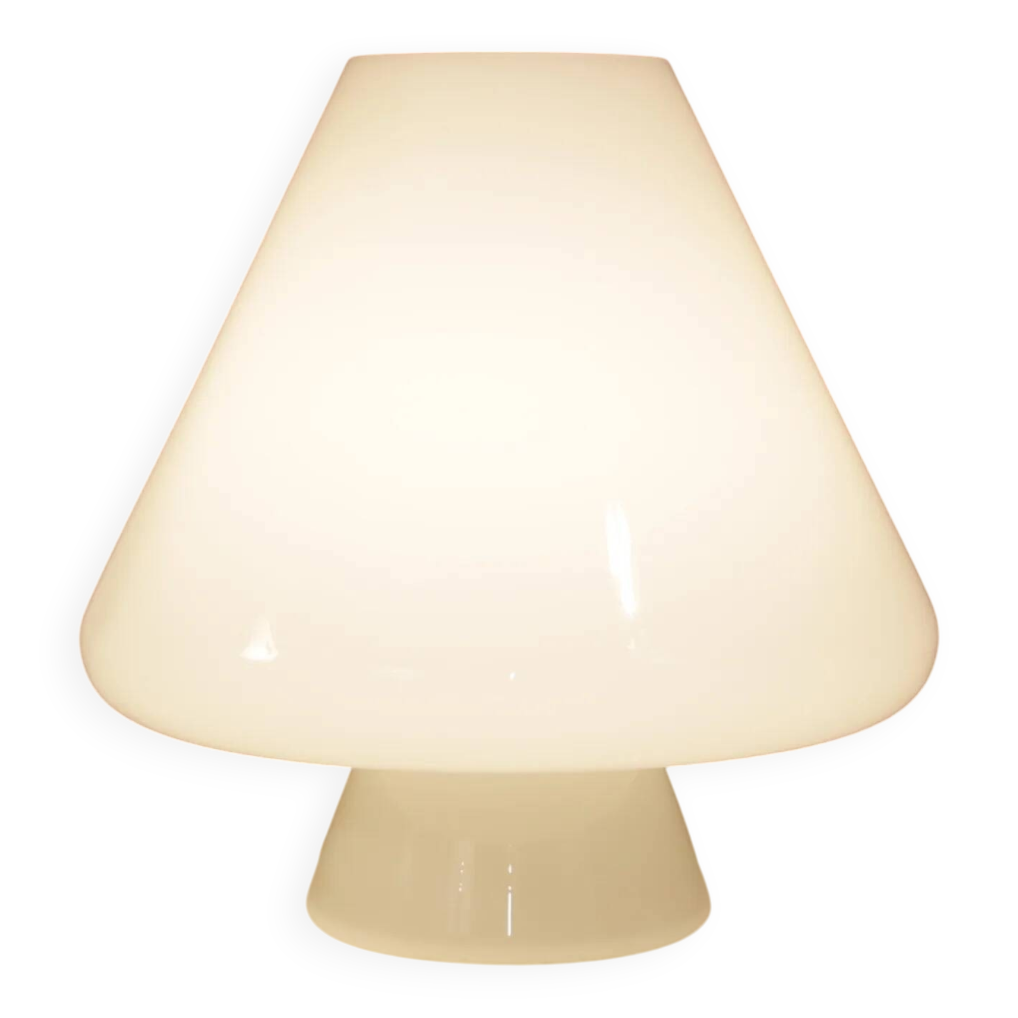 1970s Murano glass table lamp by Venini, Italy