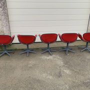 Lot of 5 Tulip Chairs by Pierre Paulin for Artifort