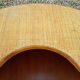 Vintage bamboo and rattan bar and pair of high stools