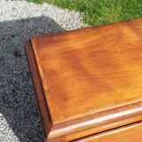 Vintage 3-drawer golden oak chest of drawers from the 50s