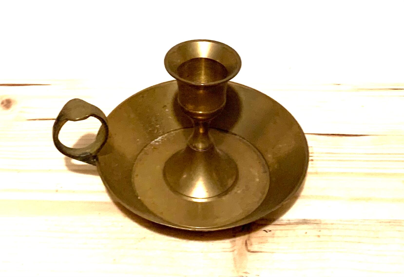 Brass candle holder