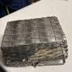 Antique woven metal basket