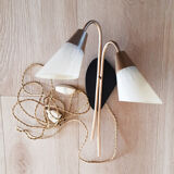 Golden vintage wall light years 50