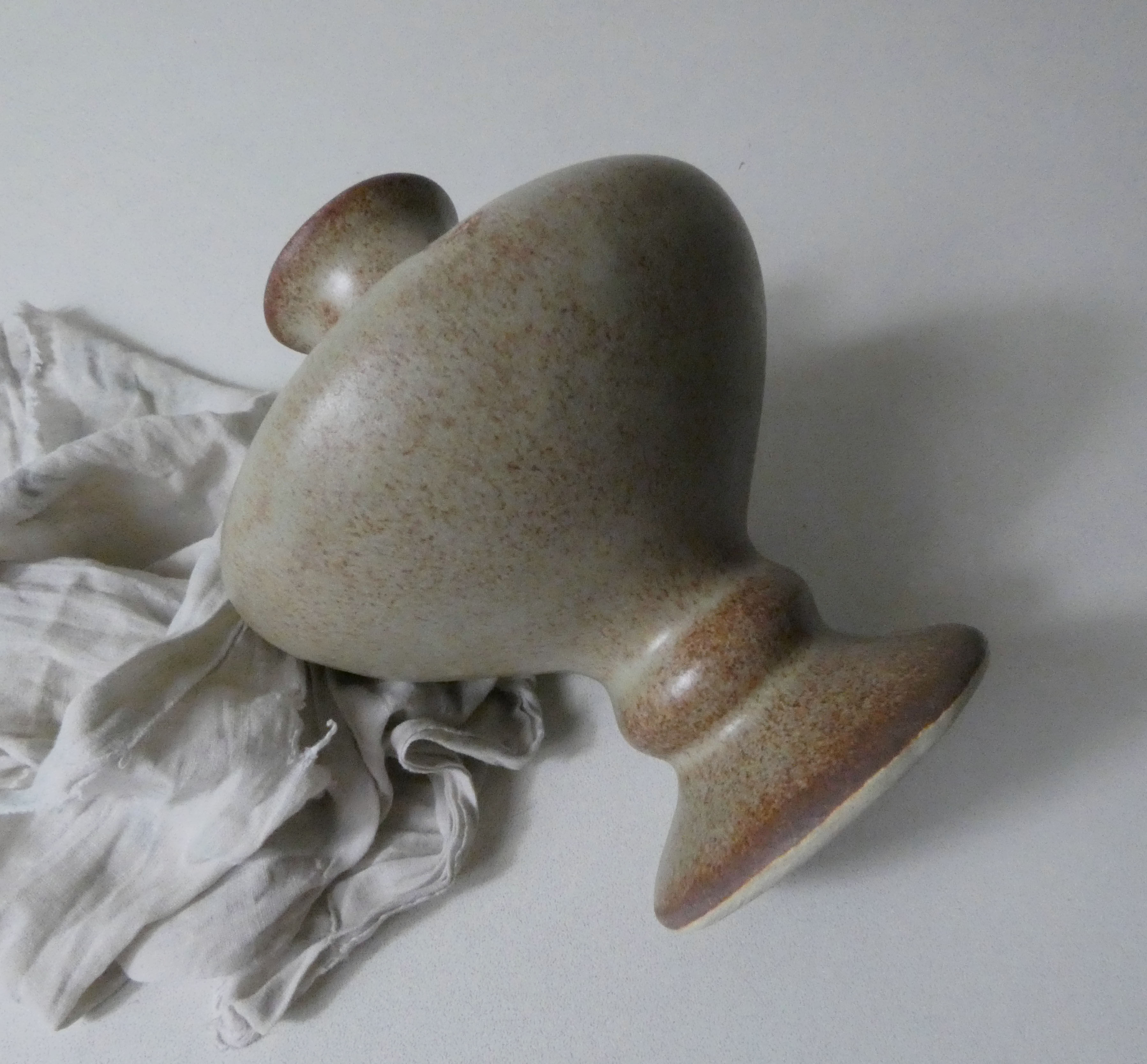 Sandstone vase vintage flowers