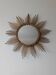 Miroir soleil en rotin