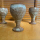 Set of 4 cups roger jacques stoneware st amand made in france vintage #