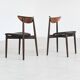 Harry Ostergaard set of eight dining chairs rosewood Randers Denmark 1960