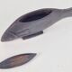 Vintage African Fish Storage Container in Hand-Carved Ebony, 1950s
