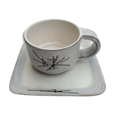 Henri Cimal Vallauris Vintage Ceramic Cup 1950's