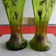 Paire de Vases Emaillés fin XIXème