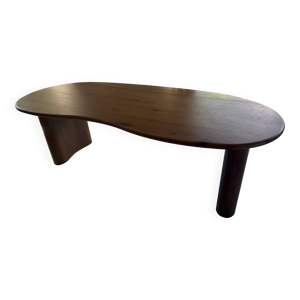 Table bois forme organique