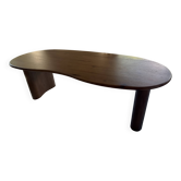 Wood table in organic shape 250×110