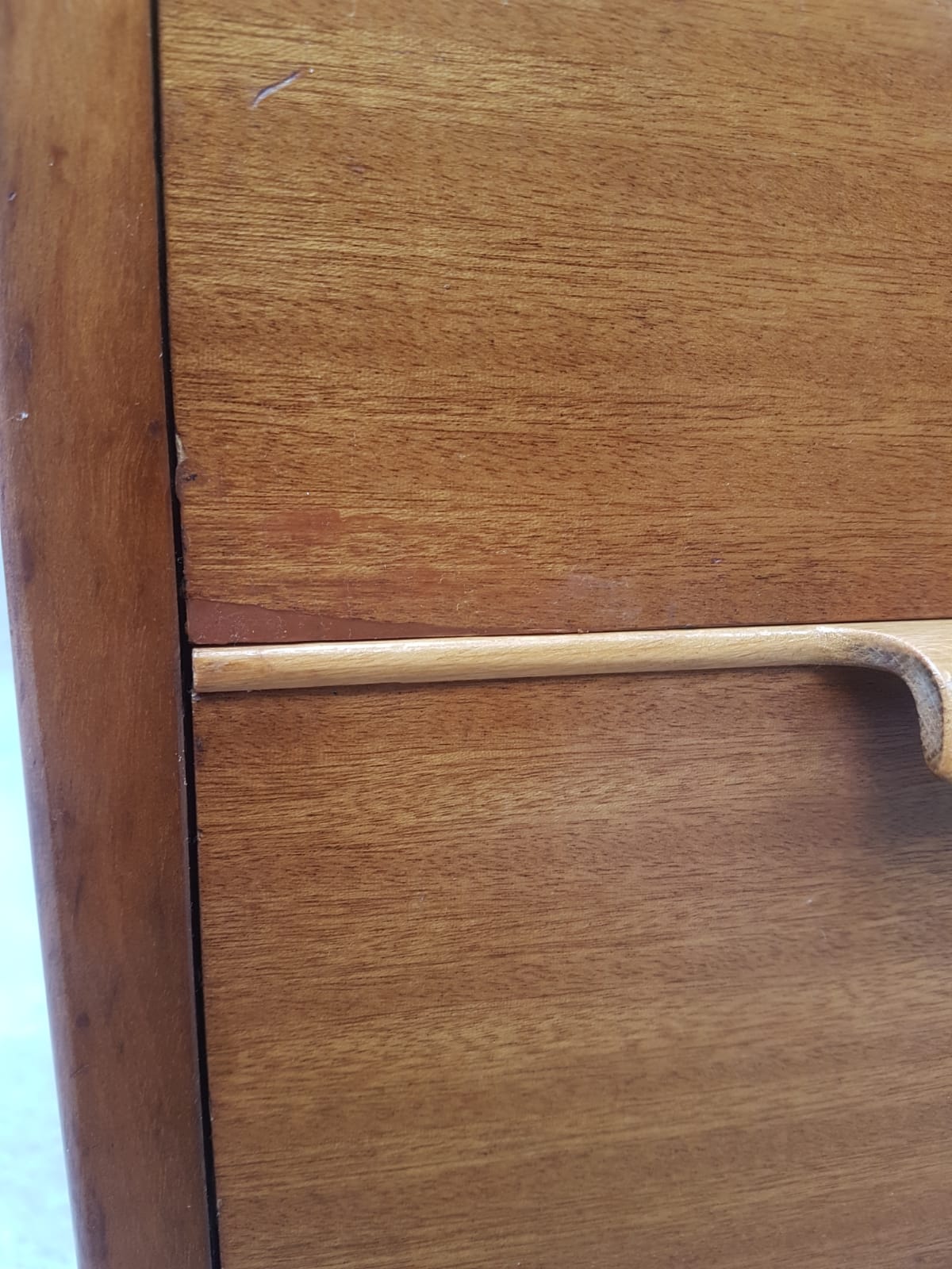 Walnut tallboy chest of drawers