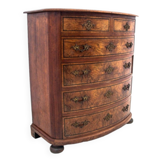 Antique chest of drawers from the turn of the 19th and 20th centuries, Northern Europe.
