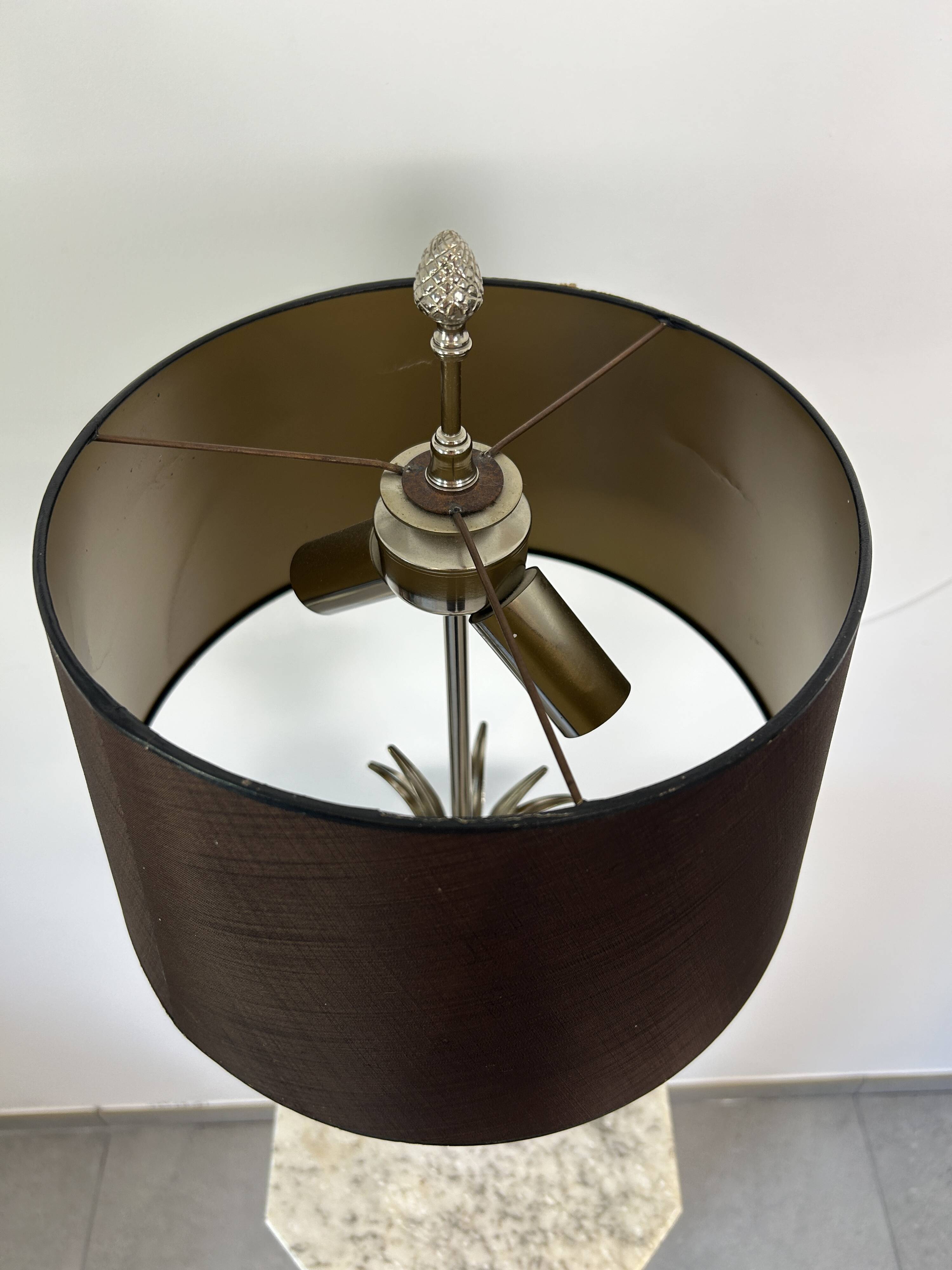 Belle lampe de table ananas - hollywood regency