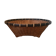 Large Asian-inspired wicker basket