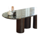 Green marble coffee table