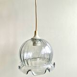 Jellyfish blown glass pendant lamp