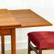 Table à manger en teck à double extension (Fabriquée au Danemark en 1960)