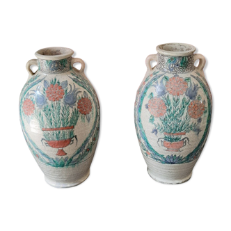 Paire de vases ovoïdes
