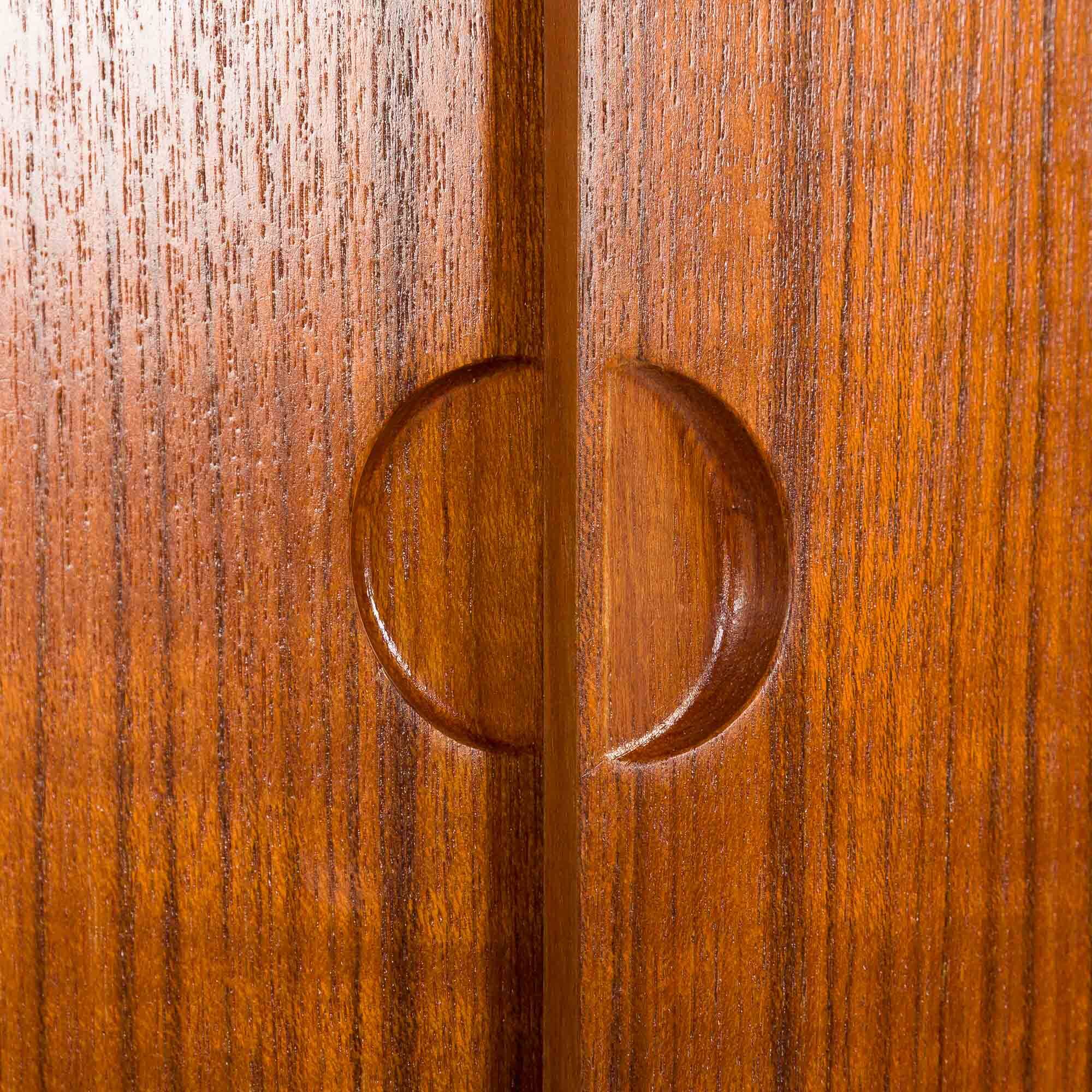 Poul Cadovius 4 bay teak Wall unit, 1960s