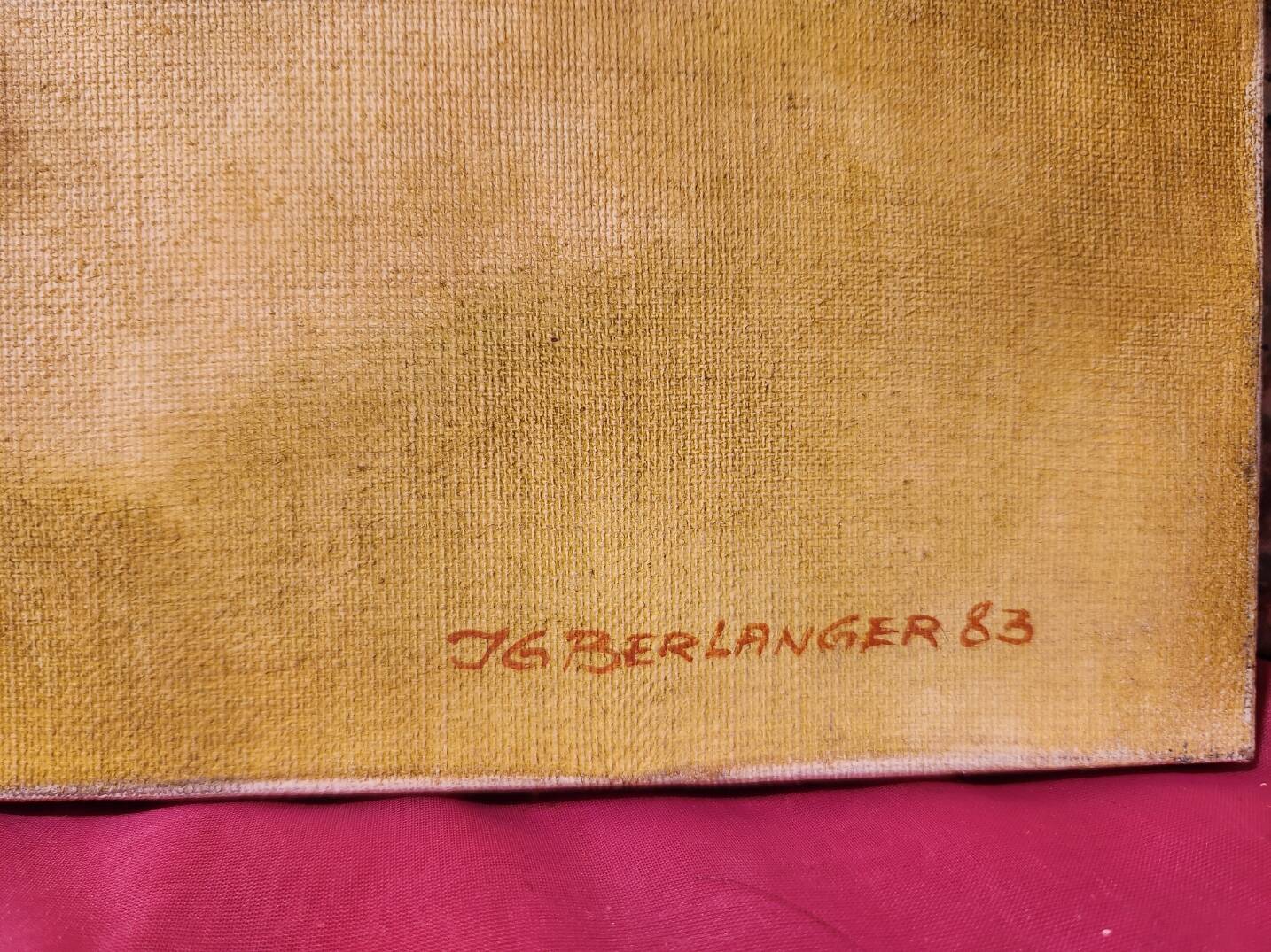 Dreamlike oil painting on canvas by Jean Guy Berlanger