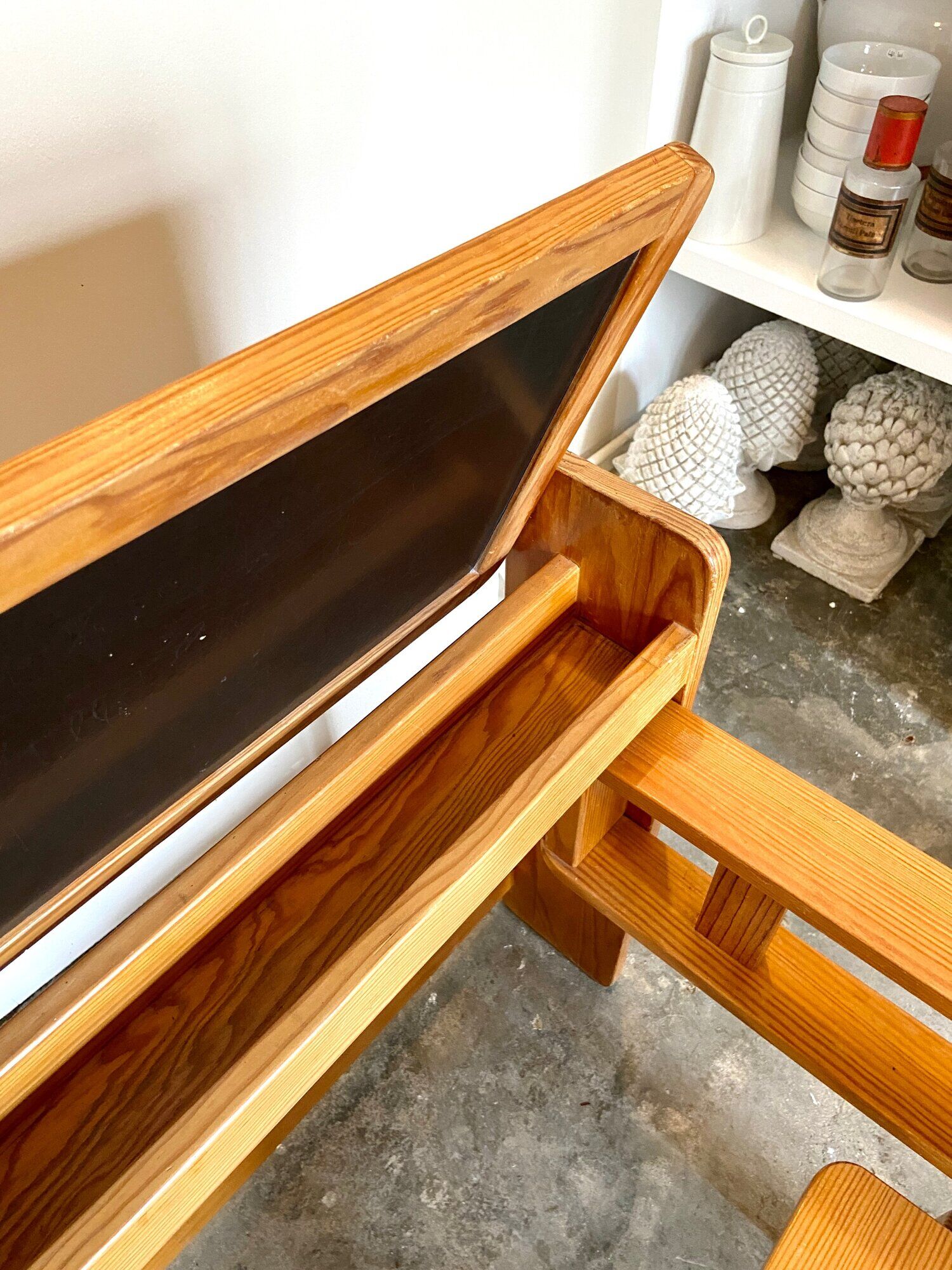 Bureau modulable Trama pour enfant en bois clair