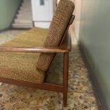 Vintage Scandinavian 3-seater bench 1960