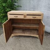 Art deco sideboard in natural wood