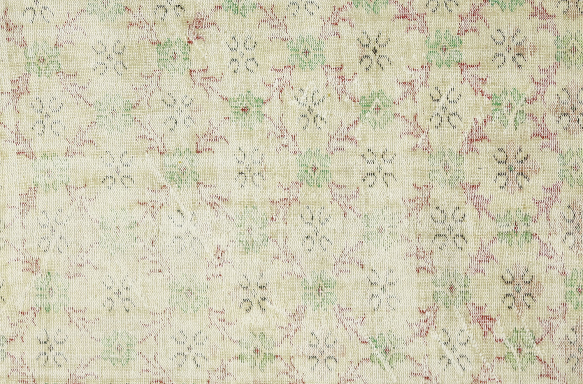 Anatolian handmade vintage rug 268 cm x 182 cm
