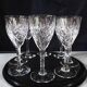 Saint louis chantilly 8 crystal white wine glasses - 15 cm
