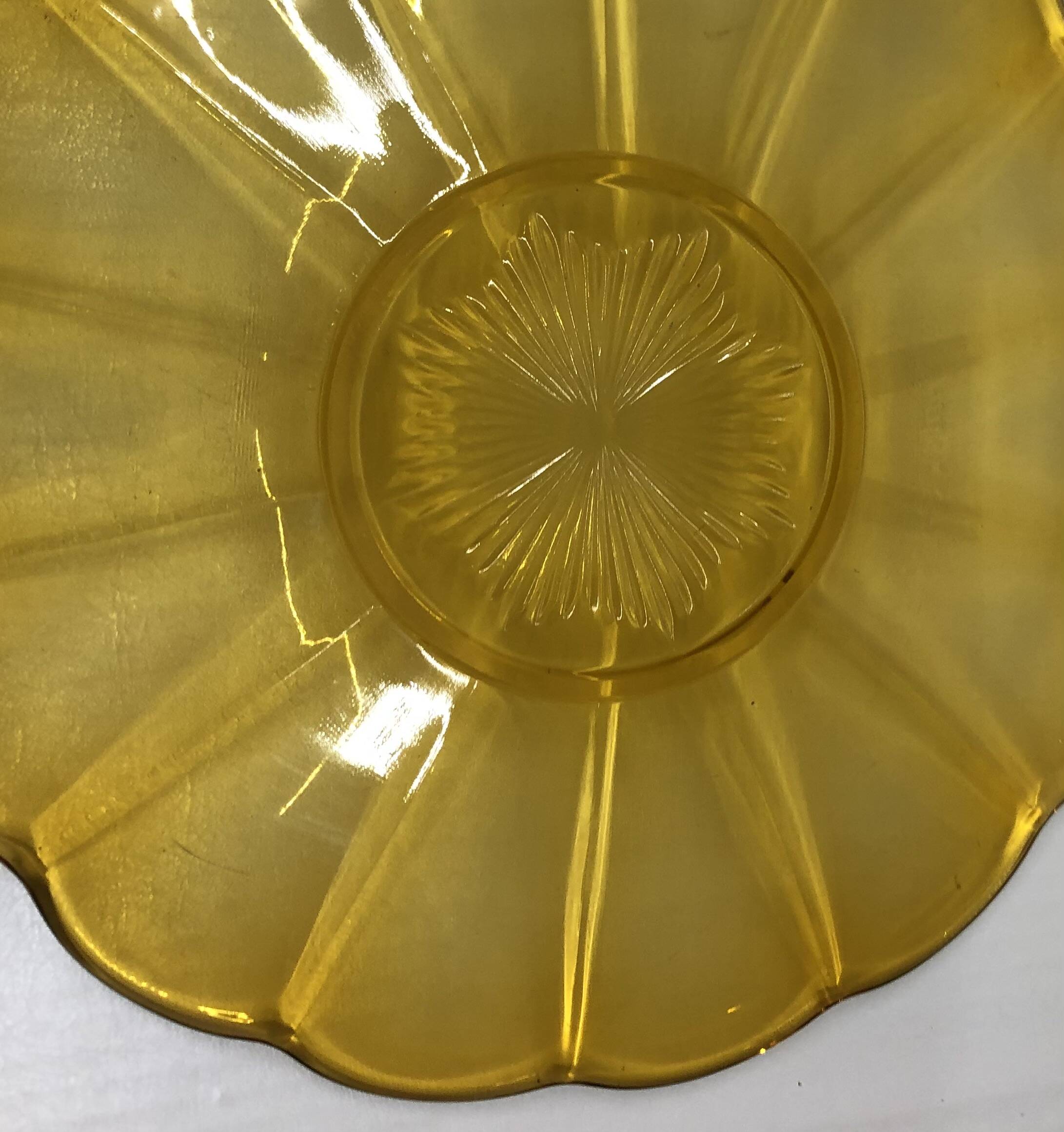 Luxval art deco dish by Val Saint Lambert