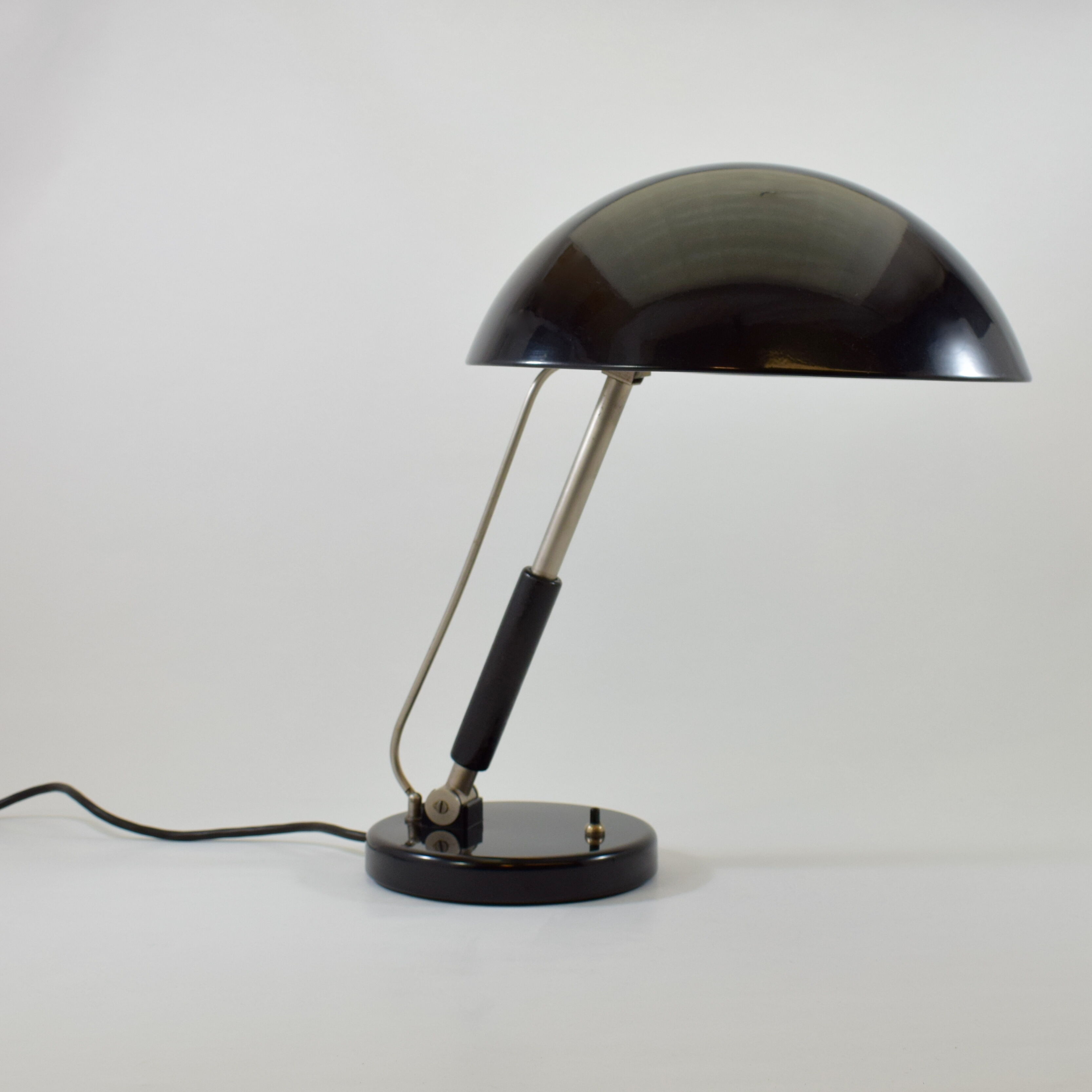 Karl Trabert's office bauhaus lamp, 1930, restored
