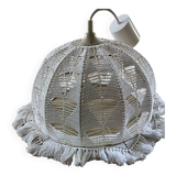 Vintage crochet lampshade