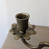 Pair of bronze candlesticks
