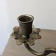 Pair of bronze candlesticks