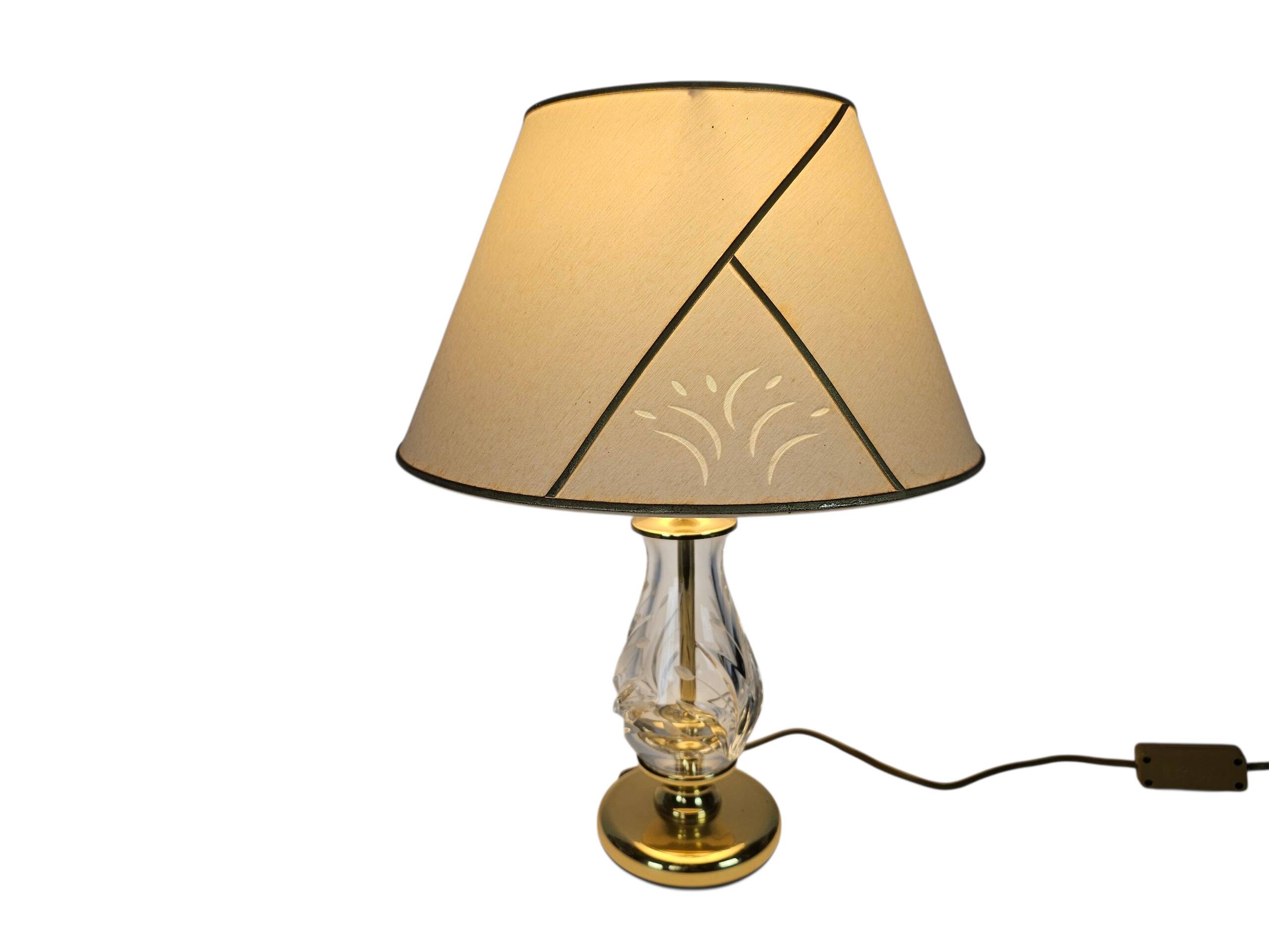 Nachtmann Leuchten design - Hollywood Regency style - crystal - table lamp