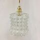 Vintage suspension in transparent diamond tip glass