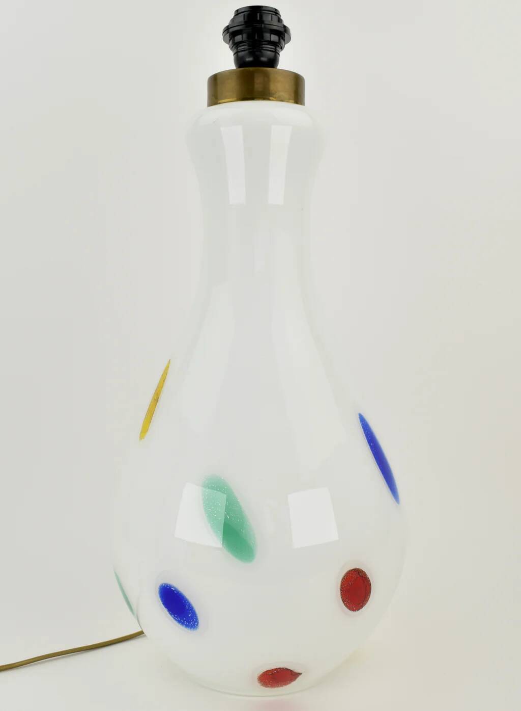 Large Murano glass table lamp by Dino Martens for Aureliano Toso, 1960s