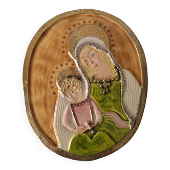 Ceramic Mithe espelt virgin with child Sant vicens