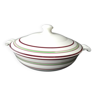 Faience tureen Digoin Sarreguemines Enghien model